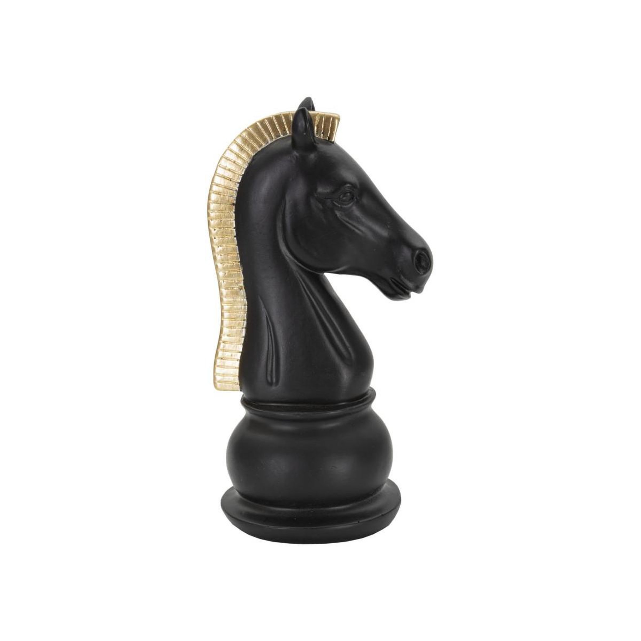 Paris Prix Pièce d'échec en résine  cavalier  19cm noir