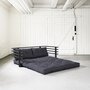 KARUP DESIGN Canapé banquette futon structure noire matelas futon FUNK SOFA