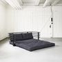 Voir la diapositive 4 : KARUP DESIGN Canapé banquette futon structure noire matelas futon FUNK SOFA
