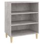Voir la diapositive 2 : VIDAXL Buffet gris beton 57x35x70 cm bois d'ingenierie
