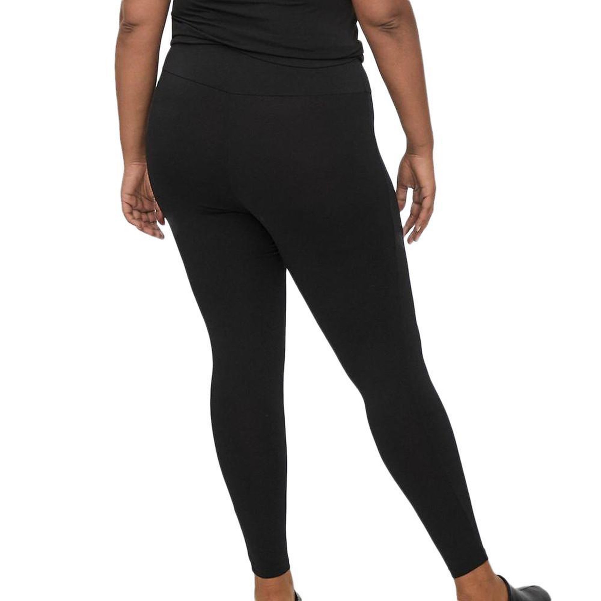 Voir la diapositive 2 : Vila Legging Noir Femme Vila Curve Vijenni