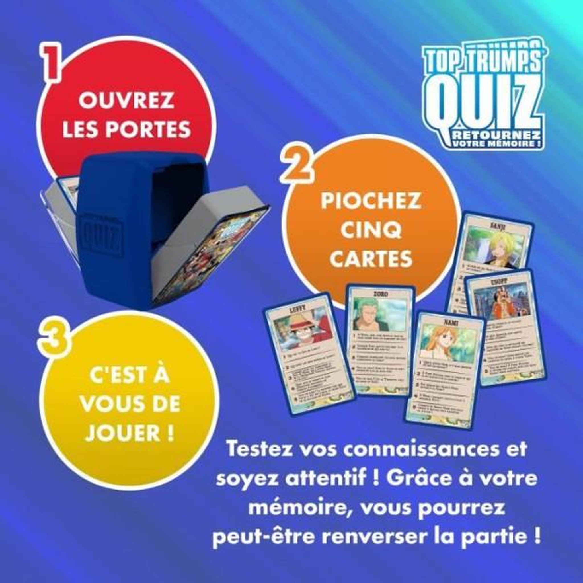 Voir la diapositive 4 : Winning Moves Jeu classique Winning Moves Quiz One Piece