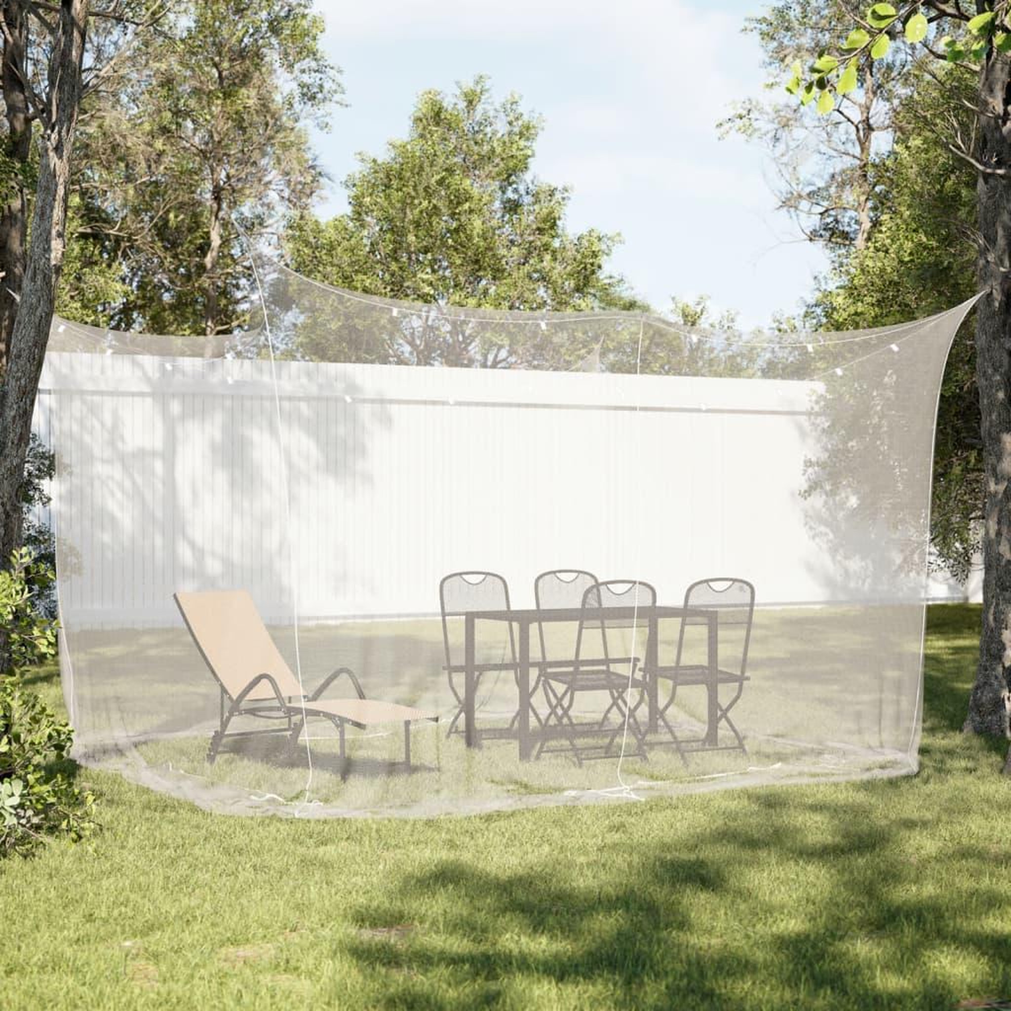 VIDAXL Moustiquaire pour interieur exterieur 156 maille 300x300x200 cm