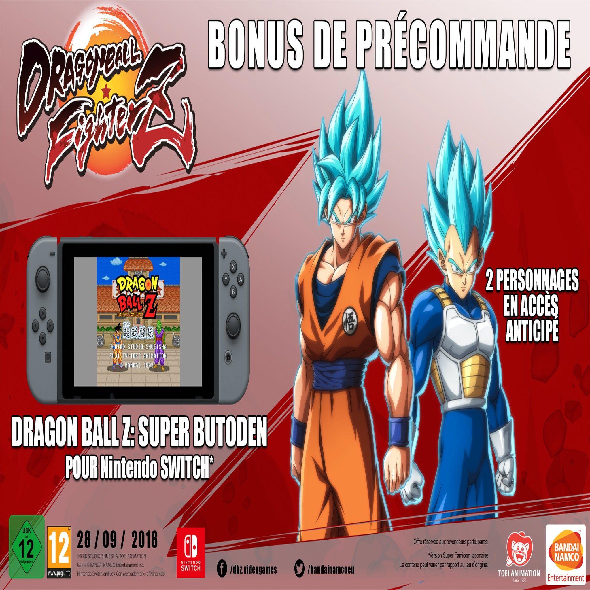 Voir la diapositive 3 : Dragon Ball FighterZ NINTENDO SWITCH