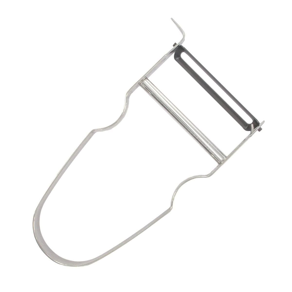 Fackelmann Lot de 2 rasoirs à légumes 11 cm Castor en inox Fackelmann