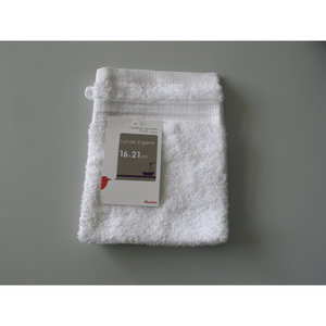 Lot De 2 Gants De Toilette Today - Coton 500g/m², Dimensions 21x16 Cm, Couleur Safran - Doux Et Absorbant