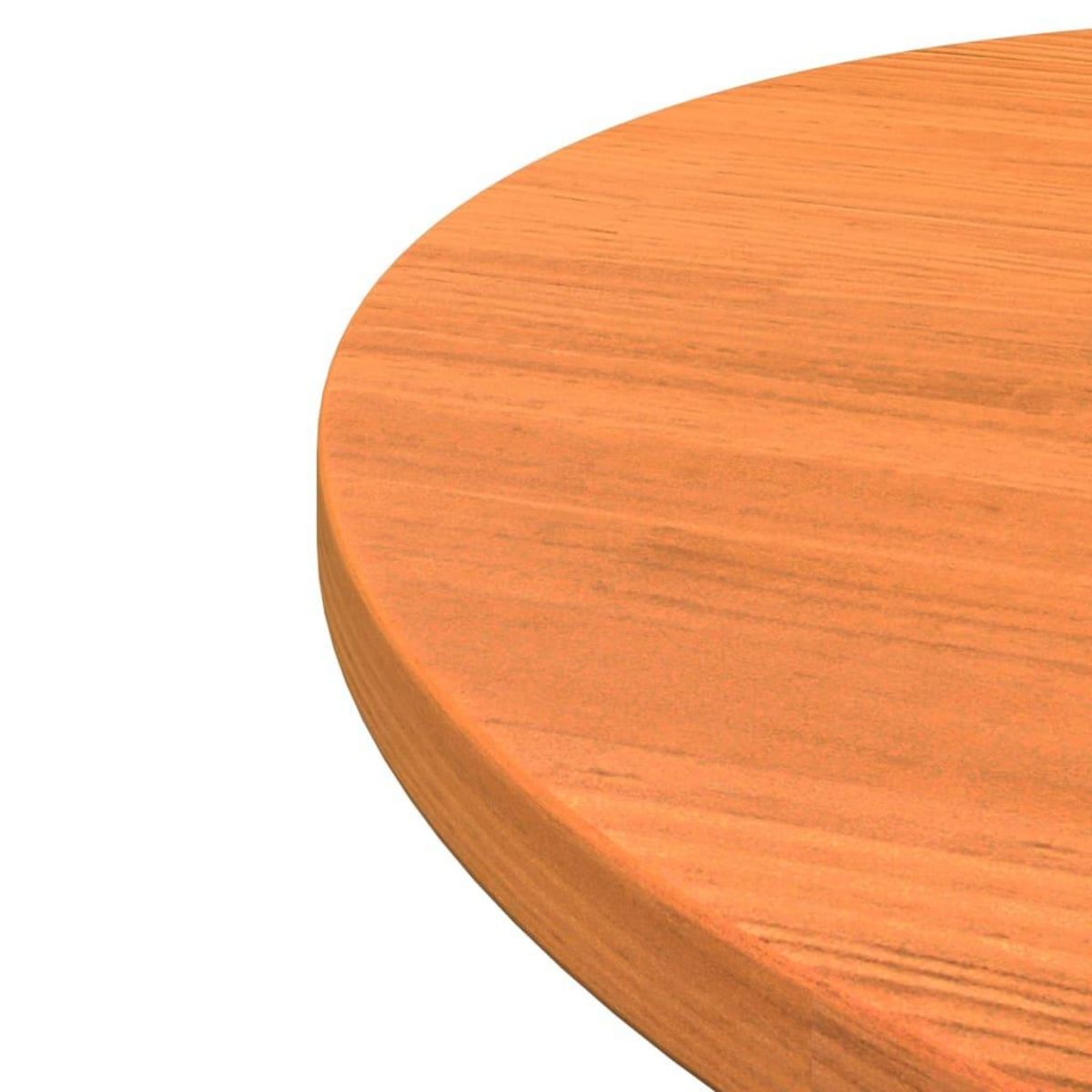 VIDAXL Dessus de table rond cire marron Ø60x2,5 cm bois de pin massif
