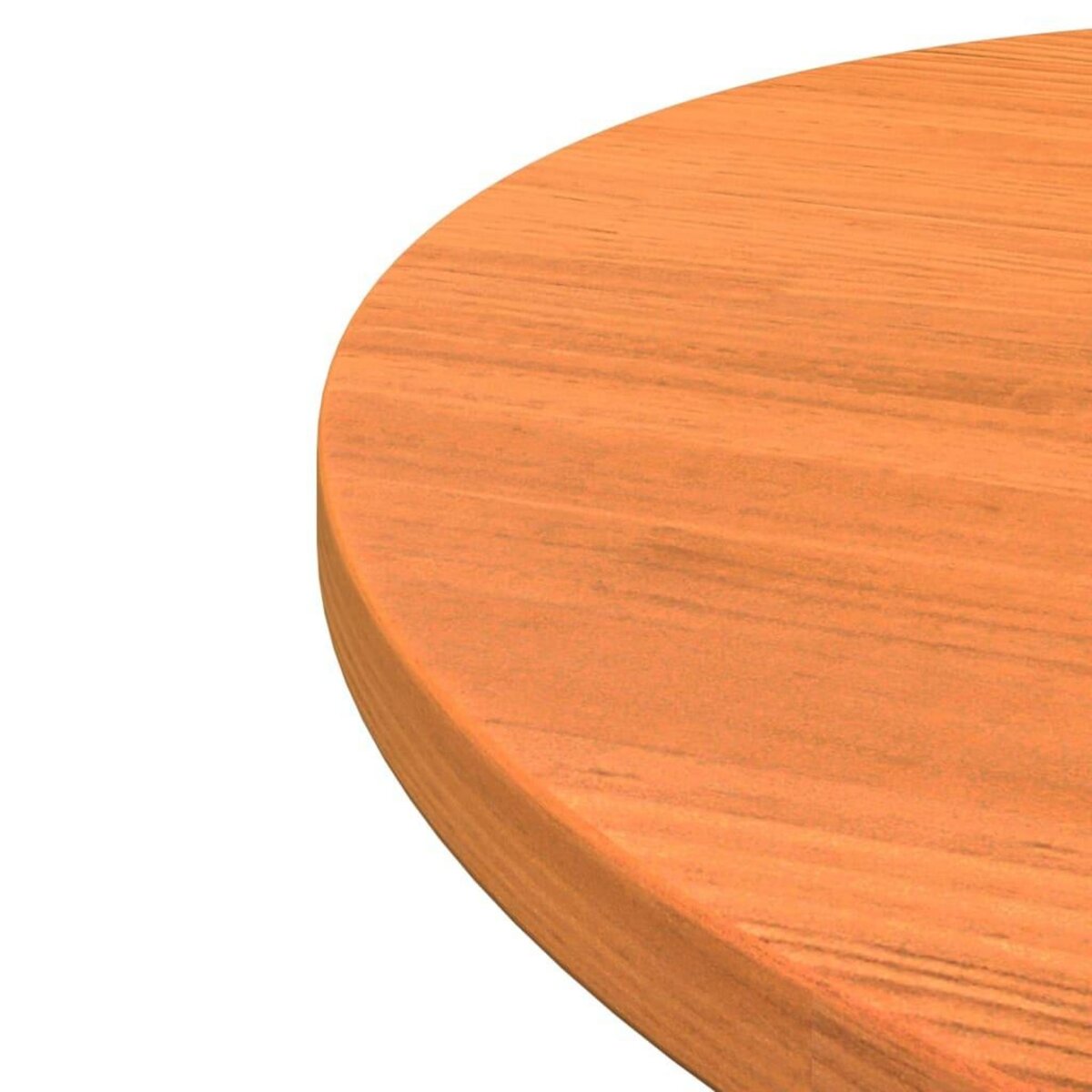 VIDAXL Dessus de table rond cire marron Ø60x2,5 cm bois de pin massif
