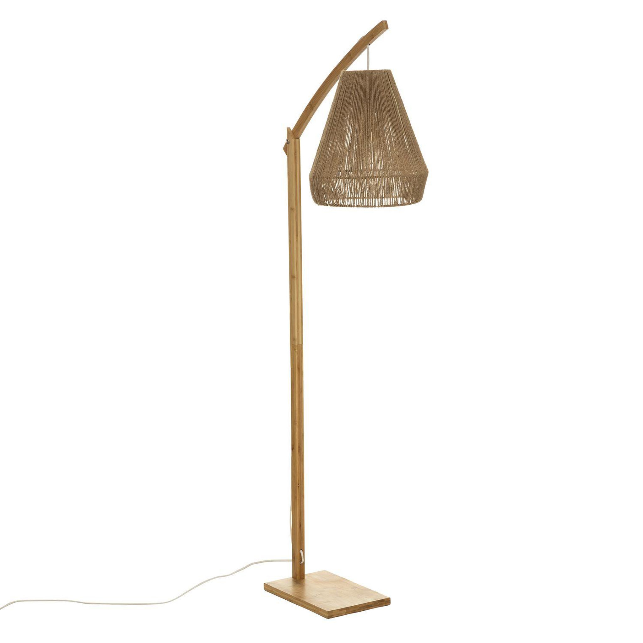 ATMOSPHERA Lampadaire en arc Palm - Hauteur 158 cm - Beige