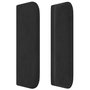Voir la diapositive 4 : VIDAXL Tete de lit avec oreilles Noir 83x16x78/88 cm Velours