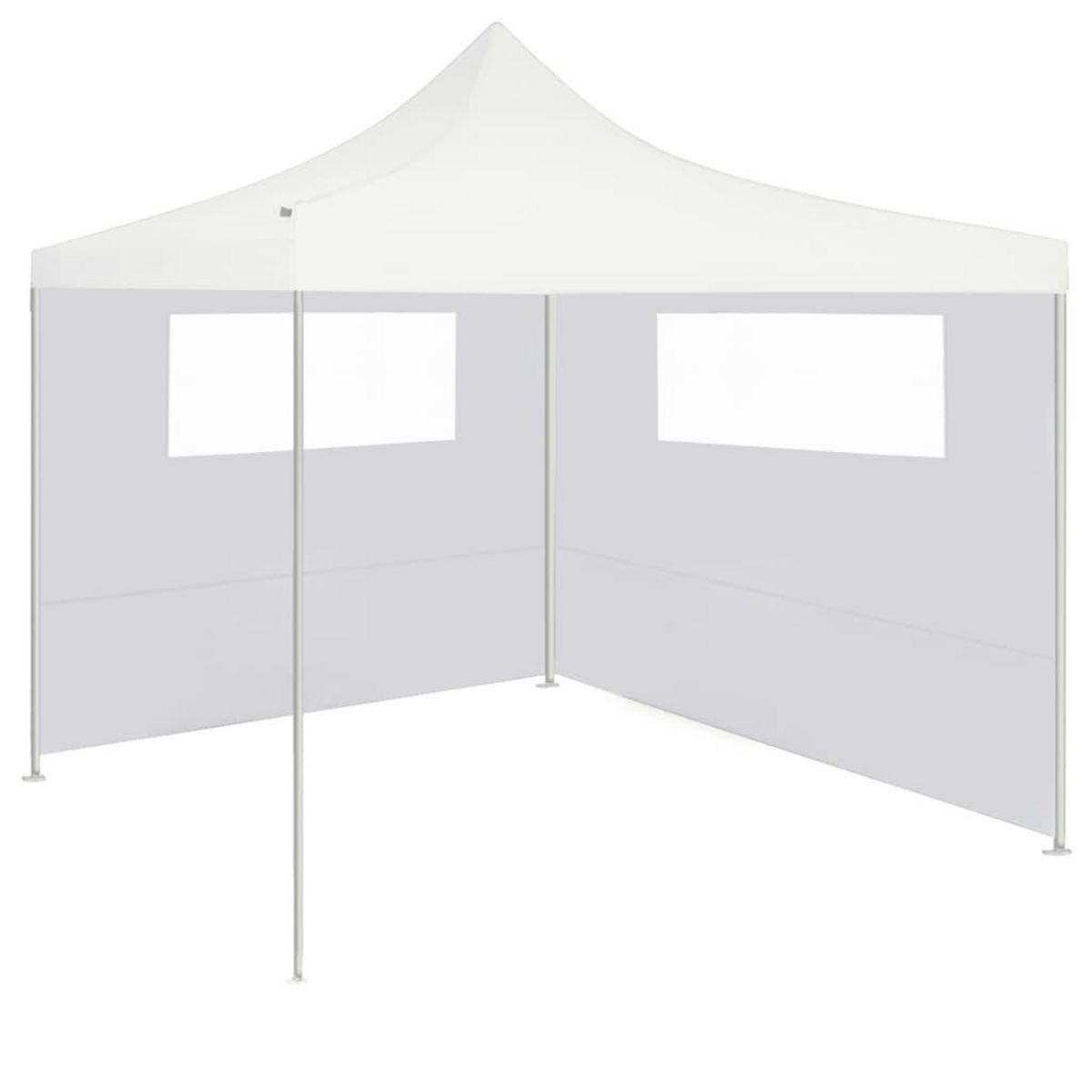 VIDAXL Paroi laterale de belvedere avec fenetres 6x2 m Blanc