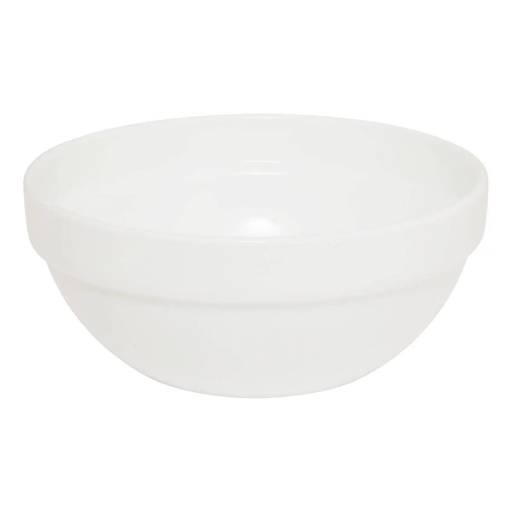 SECRET DE GOURMET Saladier en verre  helena  17cm blanc