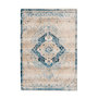 Voir la diapositive 1 : Paris Prix Tapis Vintage à Franges  Baroque V  Crème & Bleu