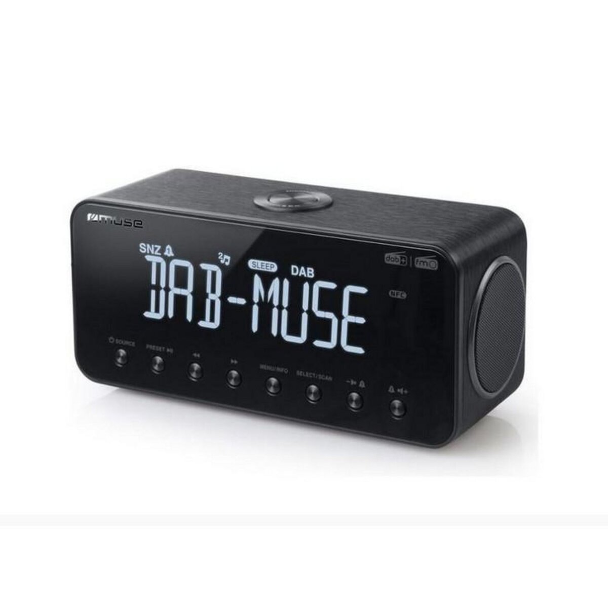 Muse Radio-réveil double alarme - m-196dbt