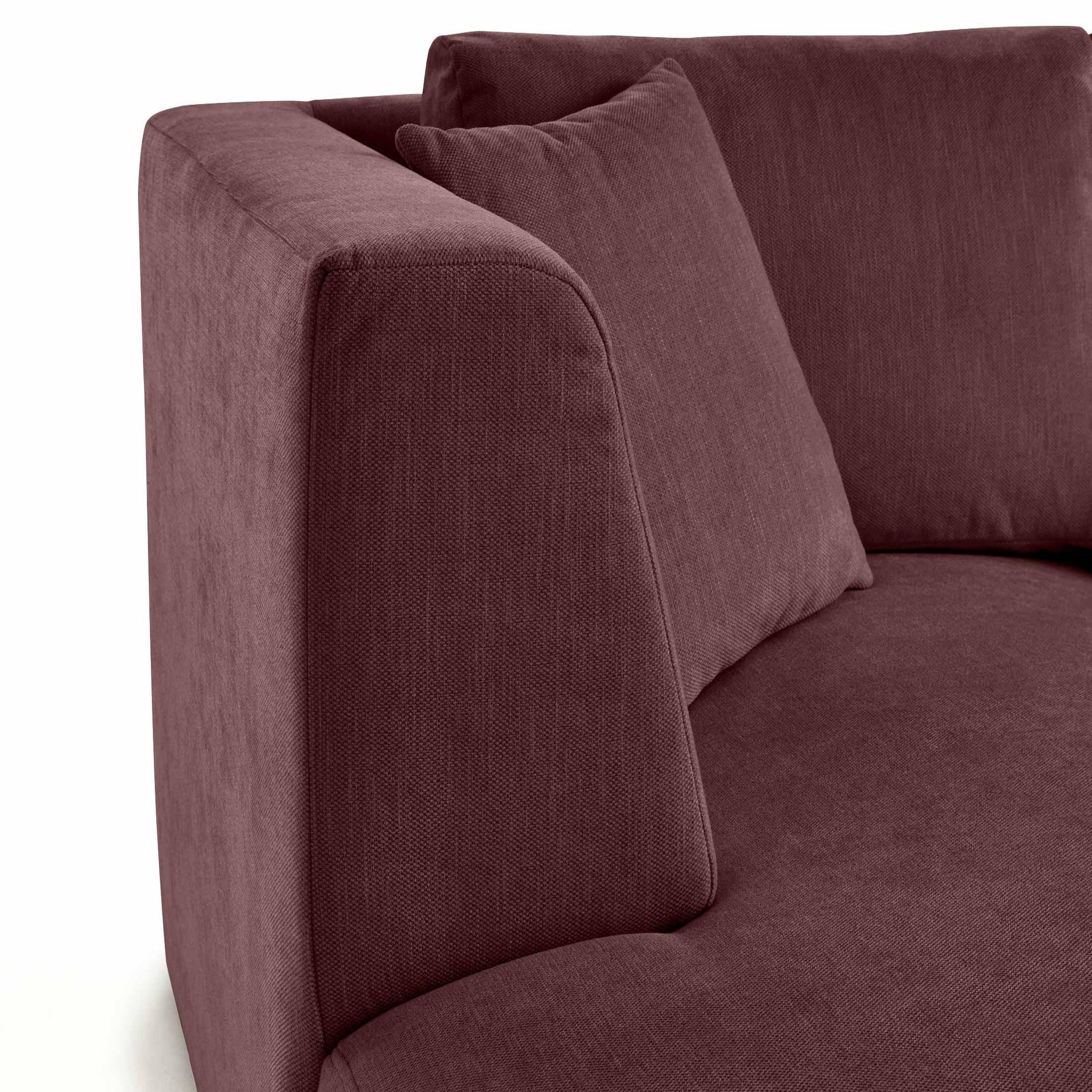 Voir la diapositive 5 : BEST MOBILIER Santorini - module d'assise méridienne gauche - en tissu texturé