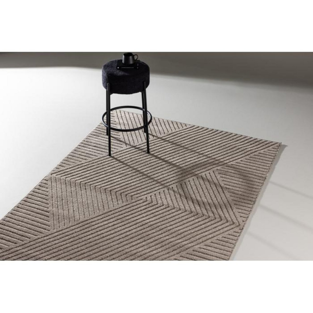 Paris Prix Tapis Déco  Aron Solar  200x290cm Marron
