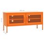 Voir la diapositive 6 : VIDAXL Meuble TV Orange 105x35x50 cm Acier