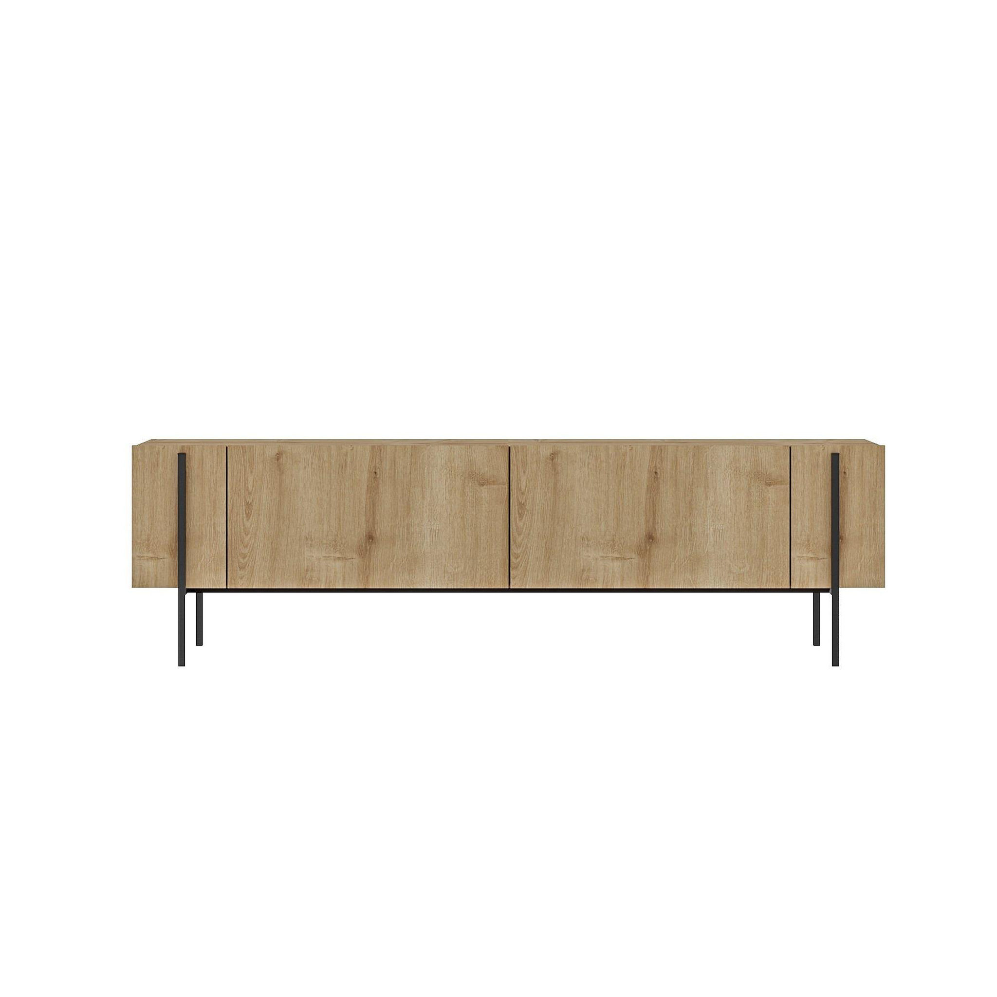 Habitat et Jardin Meuble tv en bois  herman  - 160 x 31 x 45 cm - beige