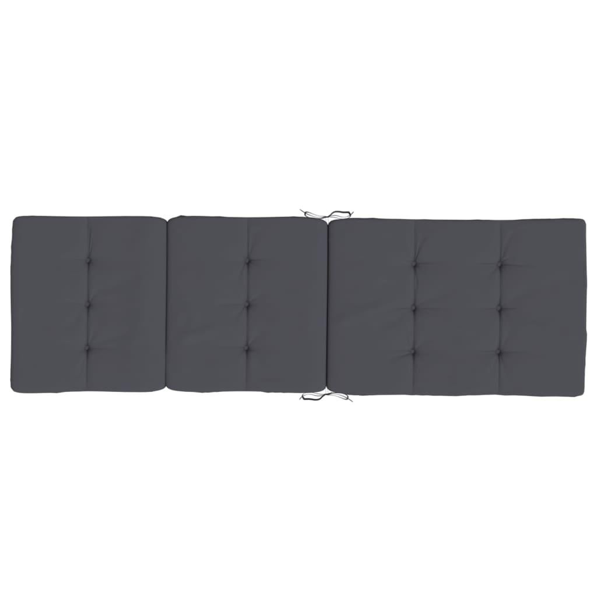 Voir la diapositive 5 : VIDAXL Coussins de chaise longue lot de 2 anthracite tissu oxford