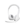 Voir la diapositive 1 : Logitech Logitech H390 Casque Filaire Stéréo avec Microphone Antibruit, USB-A - Blanc cassé