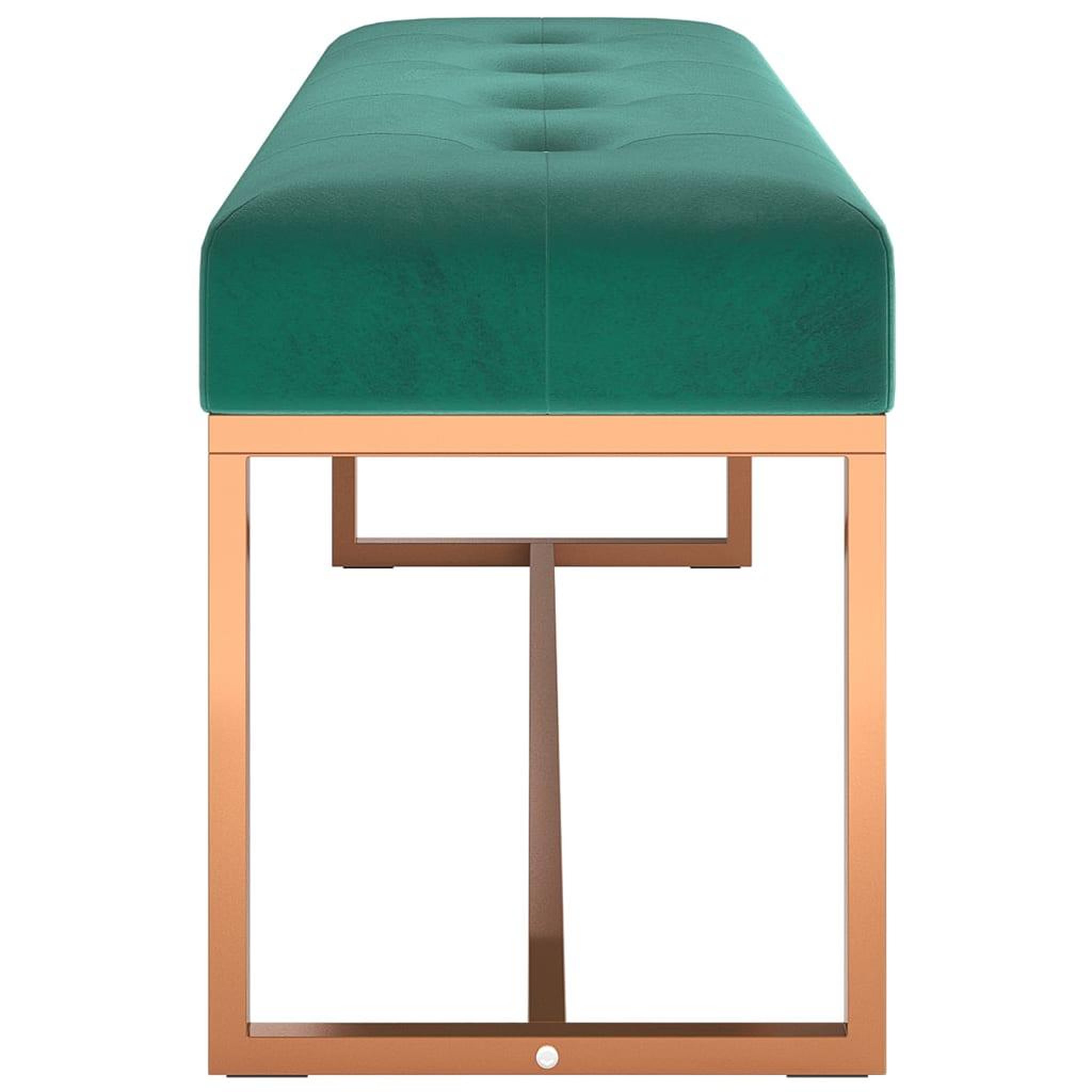 Voir la diapositive 4 : VIDAXL Banc Vert fonce 110x36x45 cm Velours
