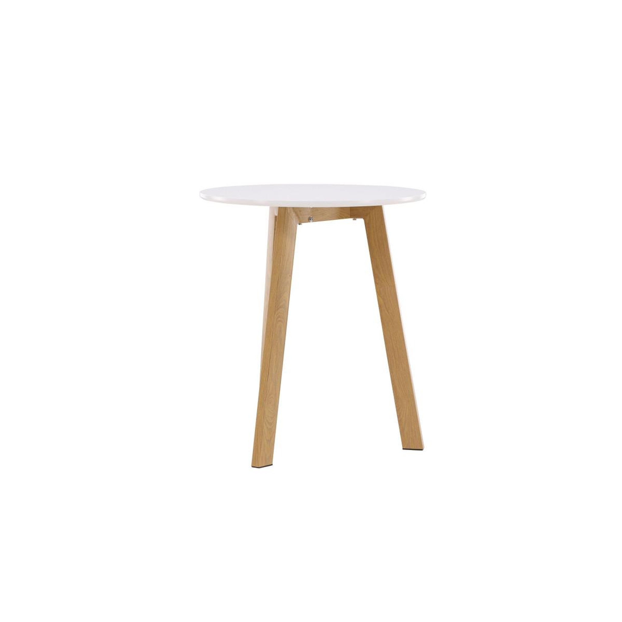 Voir la diapositive 2 : Paris Prix Table à manger design  leonora  65cm blanc