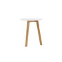 Voir la diapositive 2 : Paris Prix Table à Manger Design  Leonora  65cm Blanc