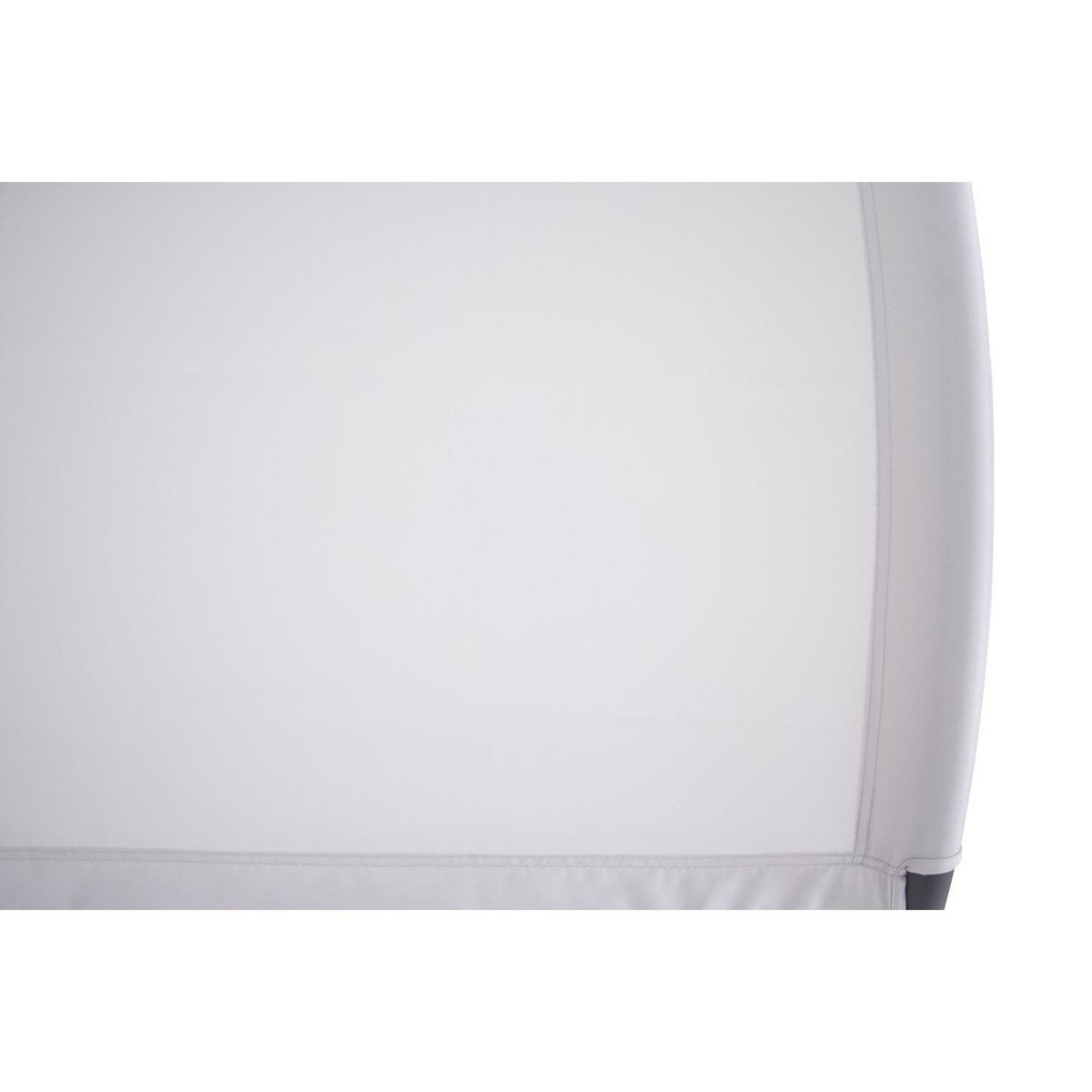 CONCEPT USINE Transat double à bascule avec auvent noir et gris VAÏTA