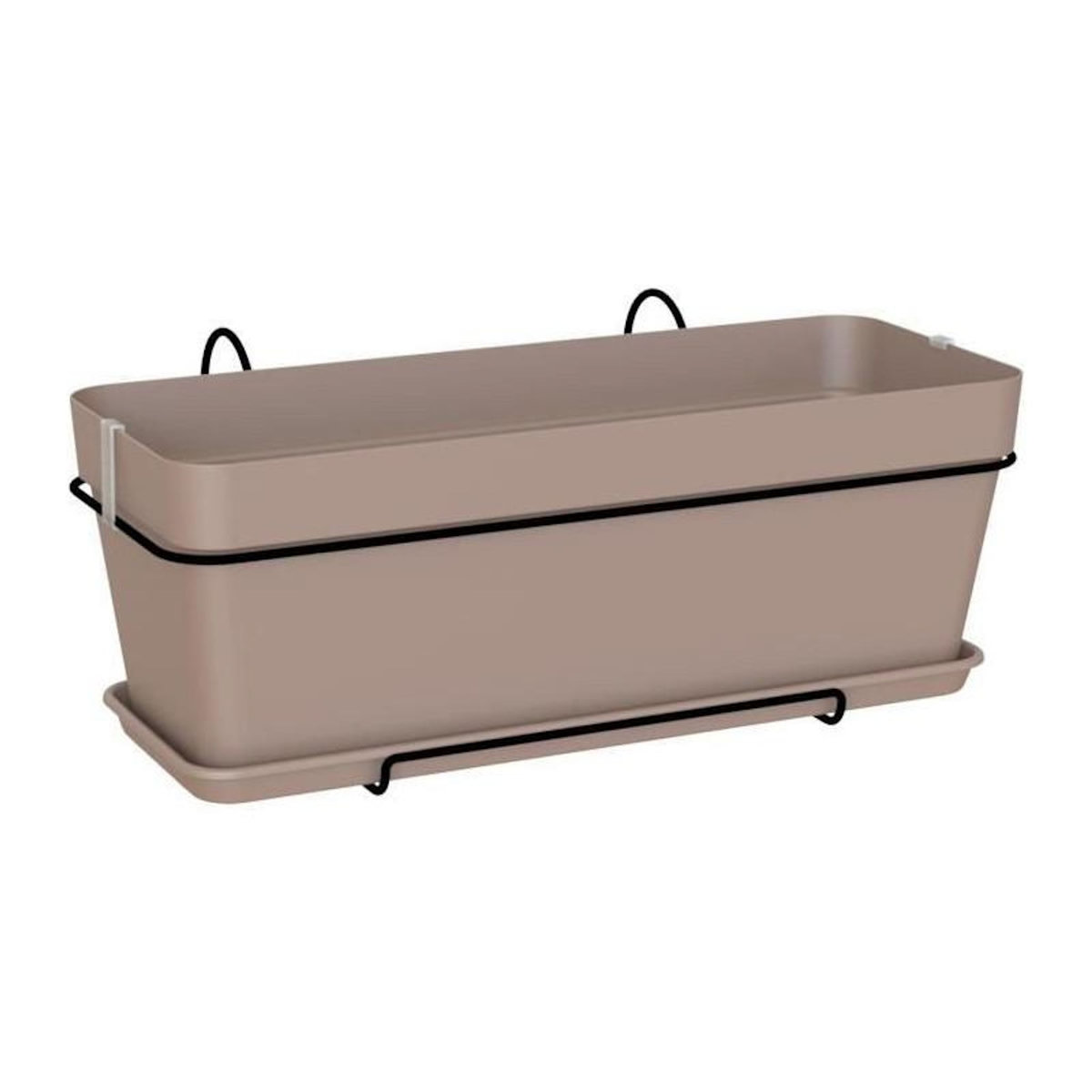 ARTEVASI ARTEVASI - Kit Jardiniere capri 50cm v2 taupe 50,2 x 28,5 x h20,7 cm - 1,54l