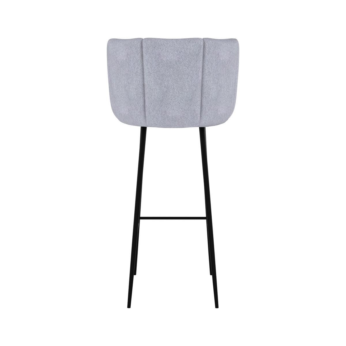 Rendez vous déco Chaise de bar Rosy en tissu 75 cm (lot de 2)