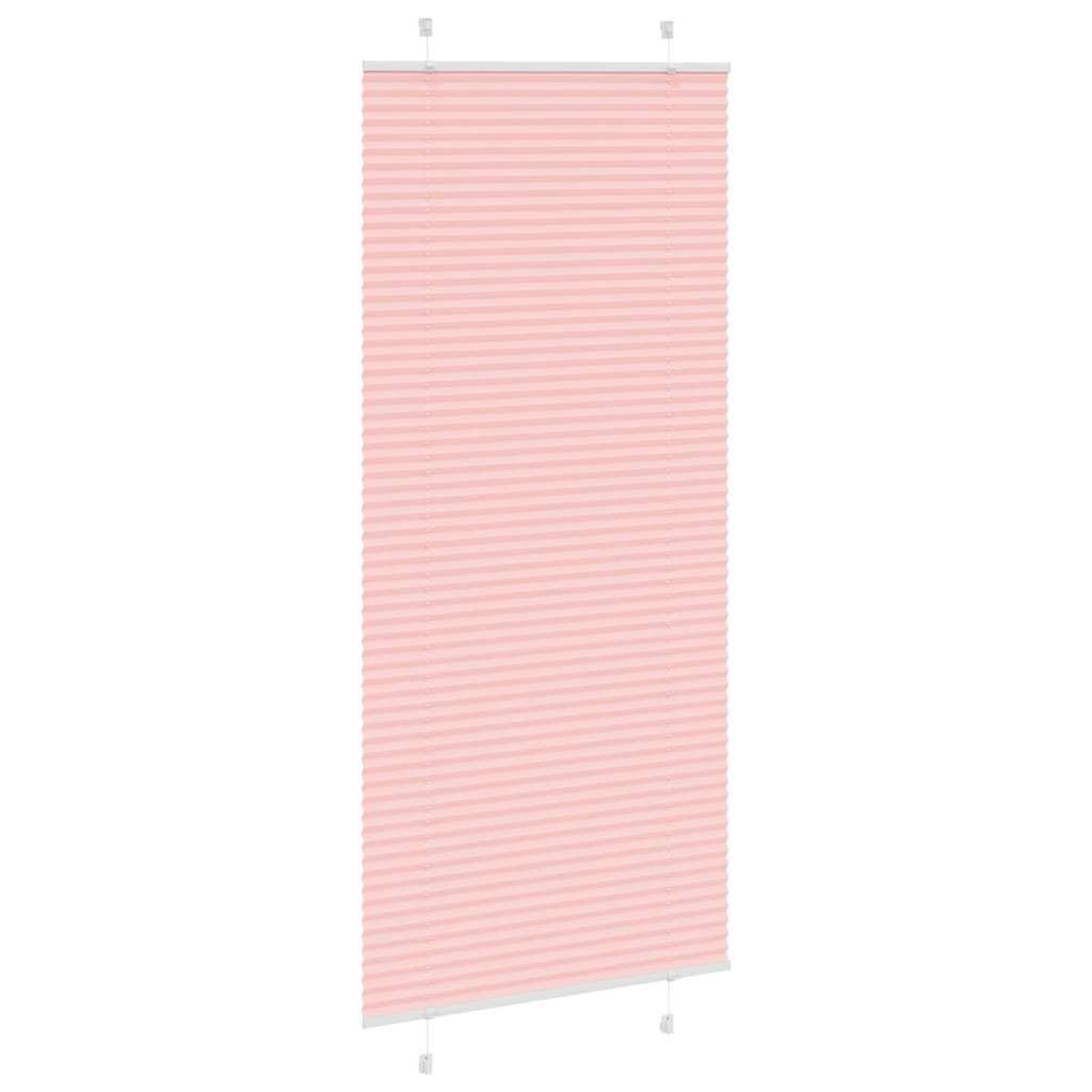 Voir la diapositive 3 : VIDAXL Store plisse rose 100x200 cm largeur du tissu 99,4 cm polyester