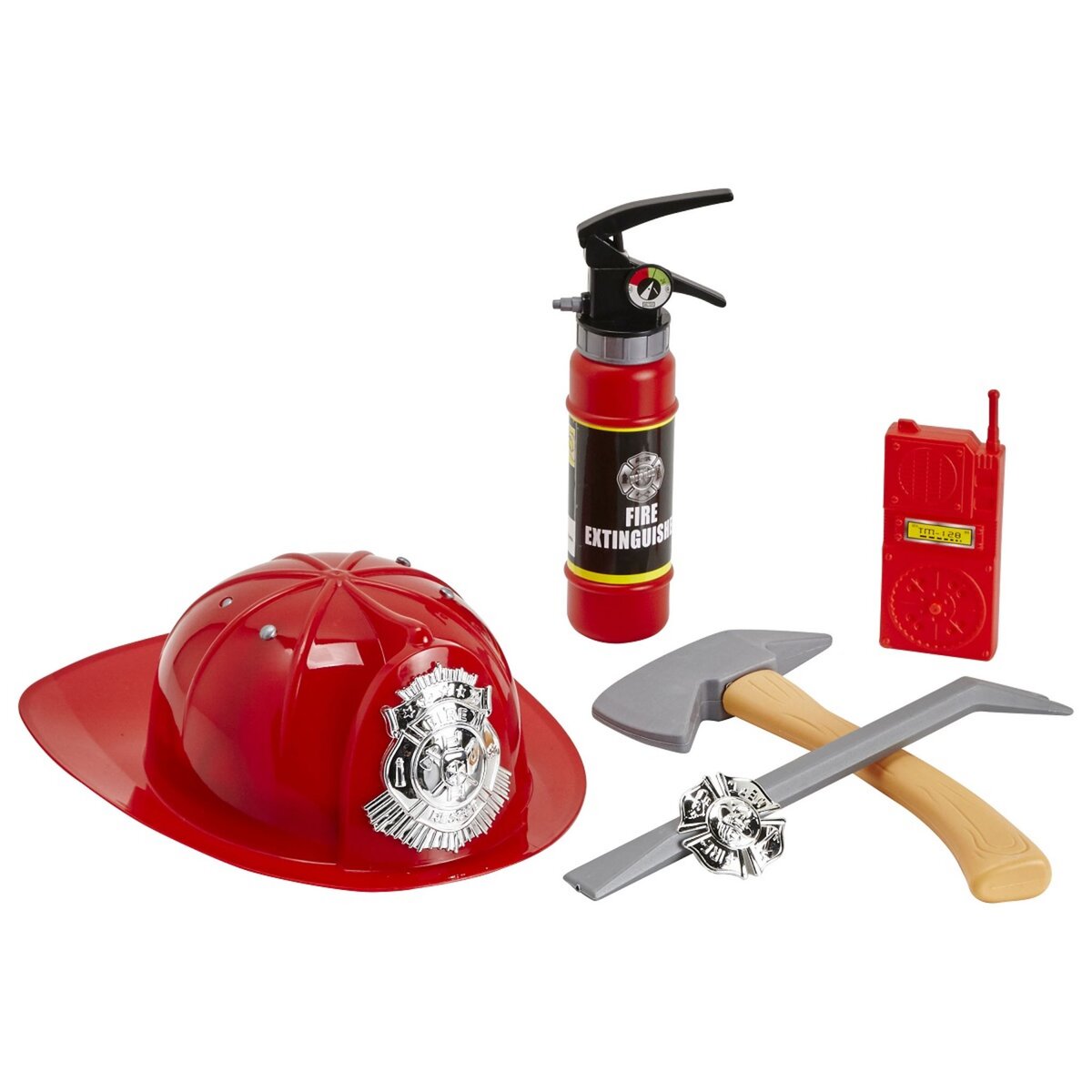 One Two Fun Set casque + accessoires pompier