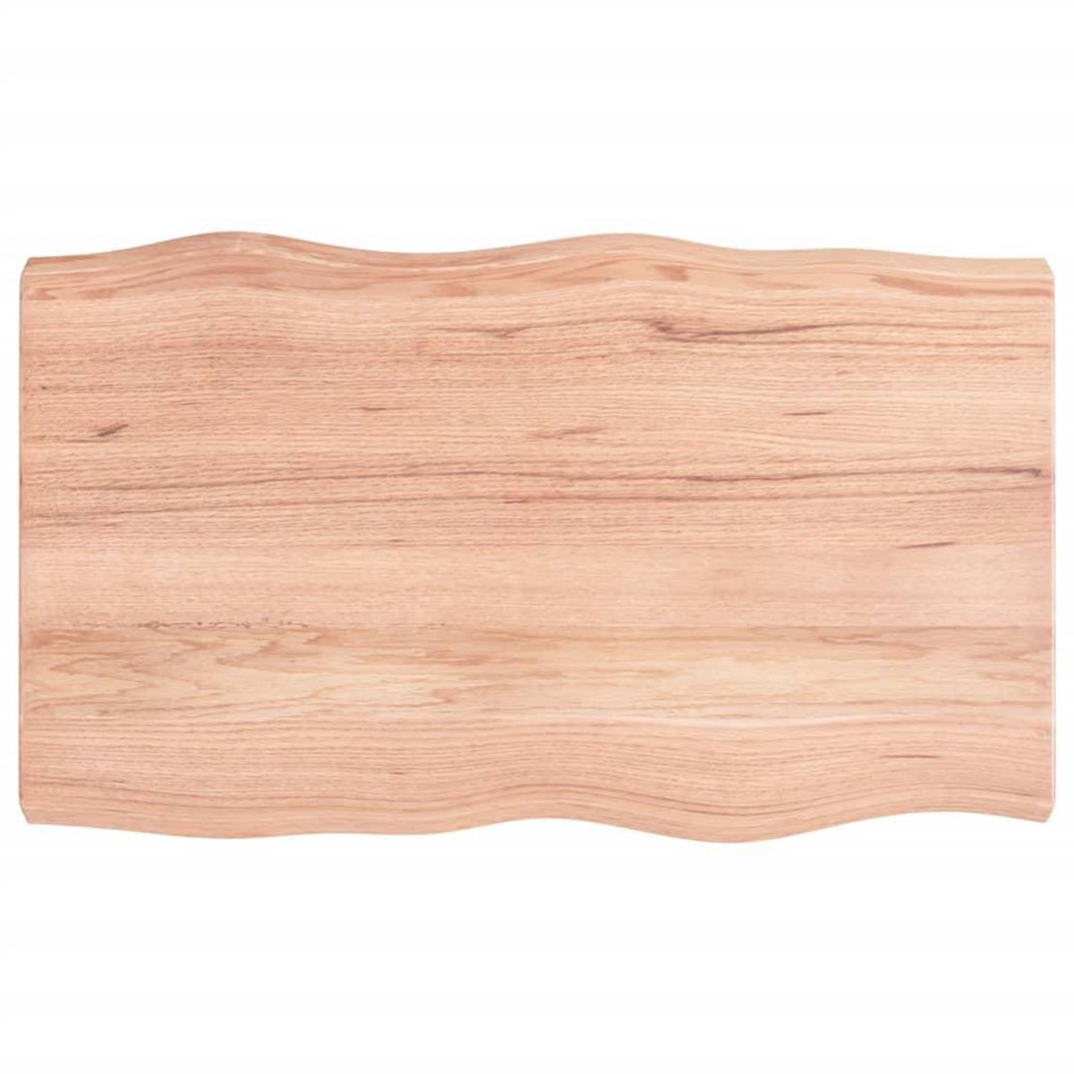 VIDAXL Dessus de table bois massif traite bordure assortie