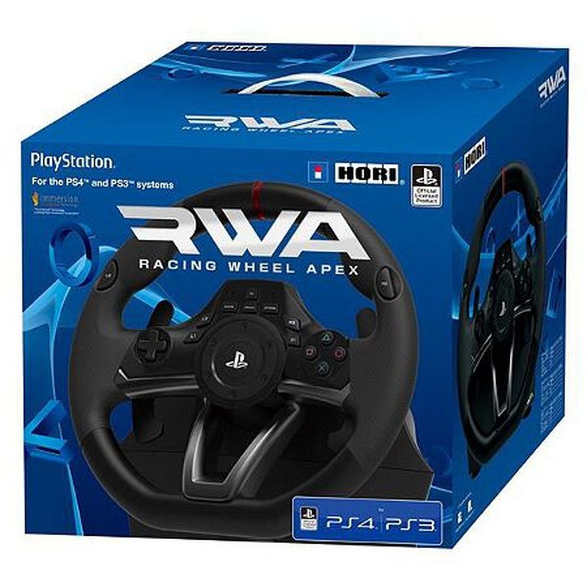 Volant + Pédalier Racing Wheel Apex PS4/PS3