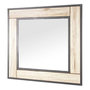 Voir la diapositive 1 : Paris Prix Miroir Mural  Anabelle  70cm Chêne & Gris