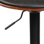 Voir la diapositive 6 : Paris Prix Chaise de Bar Rétro Design  Nash  97-118cm Noir
