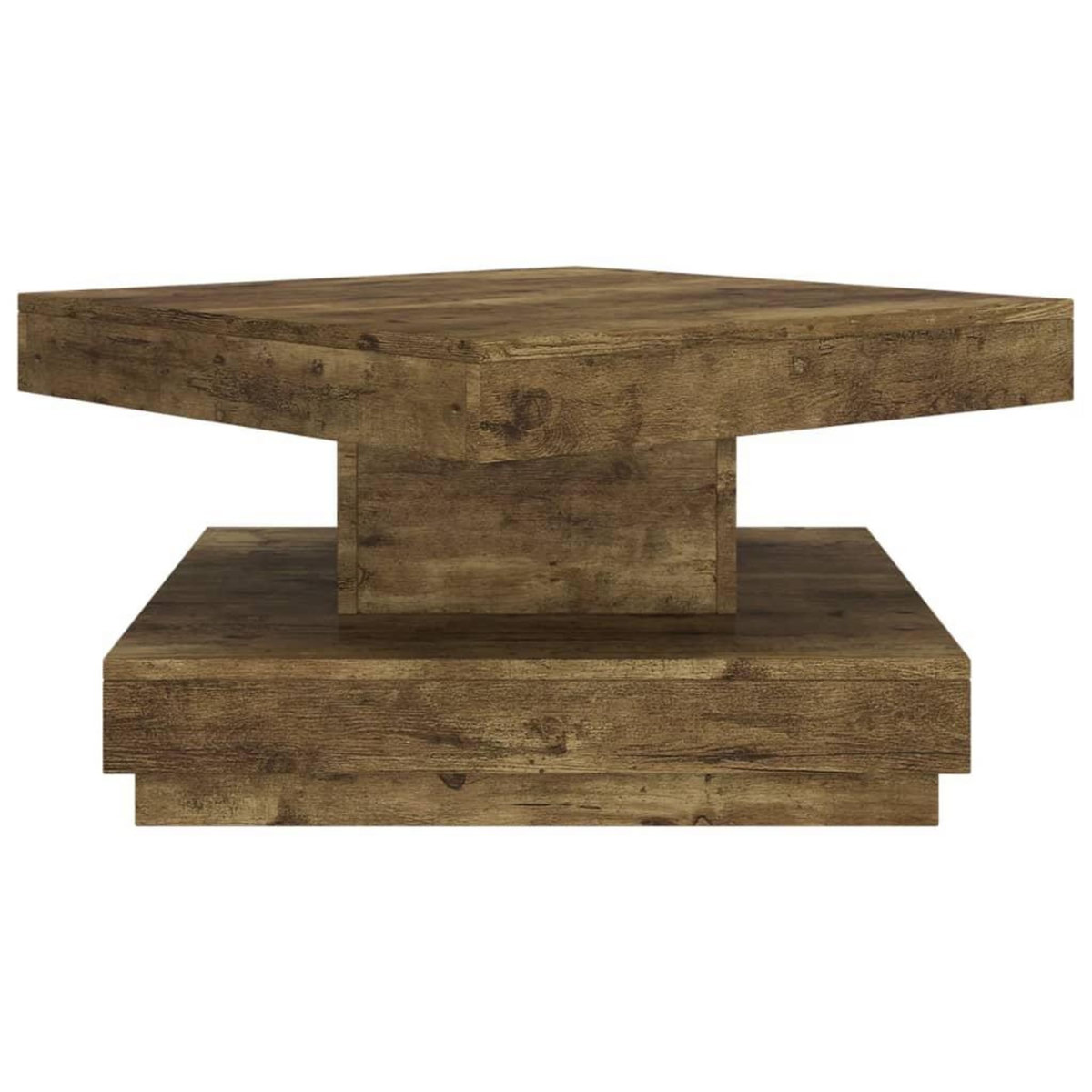 VIDAXL Table basse Marron fonce 60x60x35 cm MDF