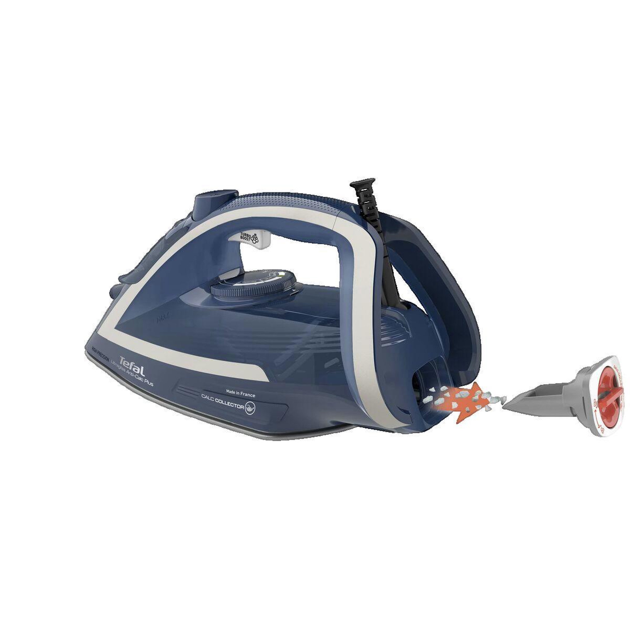 Voir la diapositive 2 : TEFAL Fer à vapeur Tefal Ultragliss Anti-Calc Plus FV6830