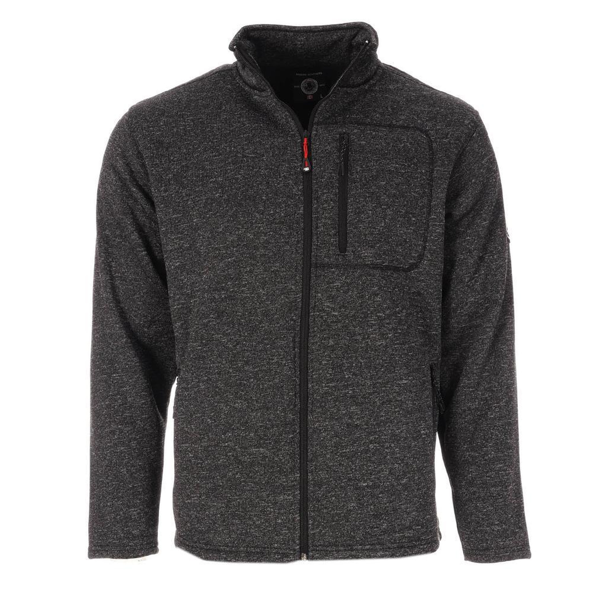 Voir la diapositive 2 : PANAME BROTHERS Veste polaire noir/gris homme paname brothers sherpa