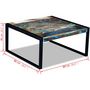 Voir la diapositive 6 : VIDAXL Table basse Bois de recuperation massif 80x80x40 cm