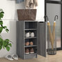 Voir la diapositive 3 : VIDAXL Meuble a chaussures Sonoma gris 30x35x70 cm Bois d'ingenierie
