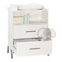 Voir la diapositive 5 : BABY PRICE Commode 2 Tiroirs et 1 Niche - JOY GRIS