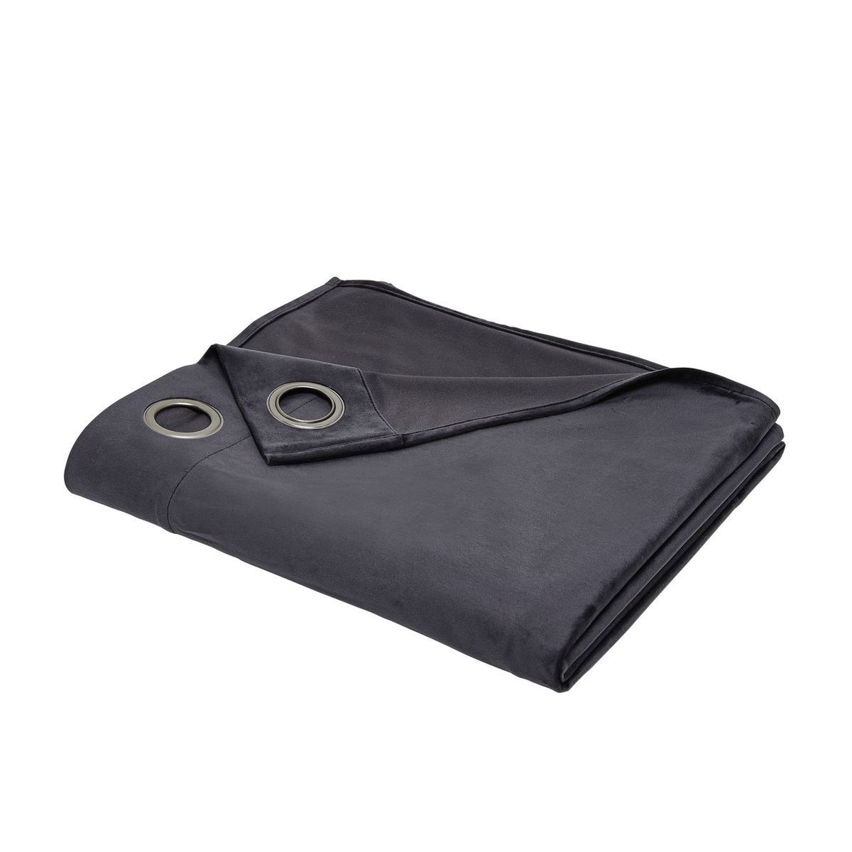 TODAY Rideau uni en velours à oeillets