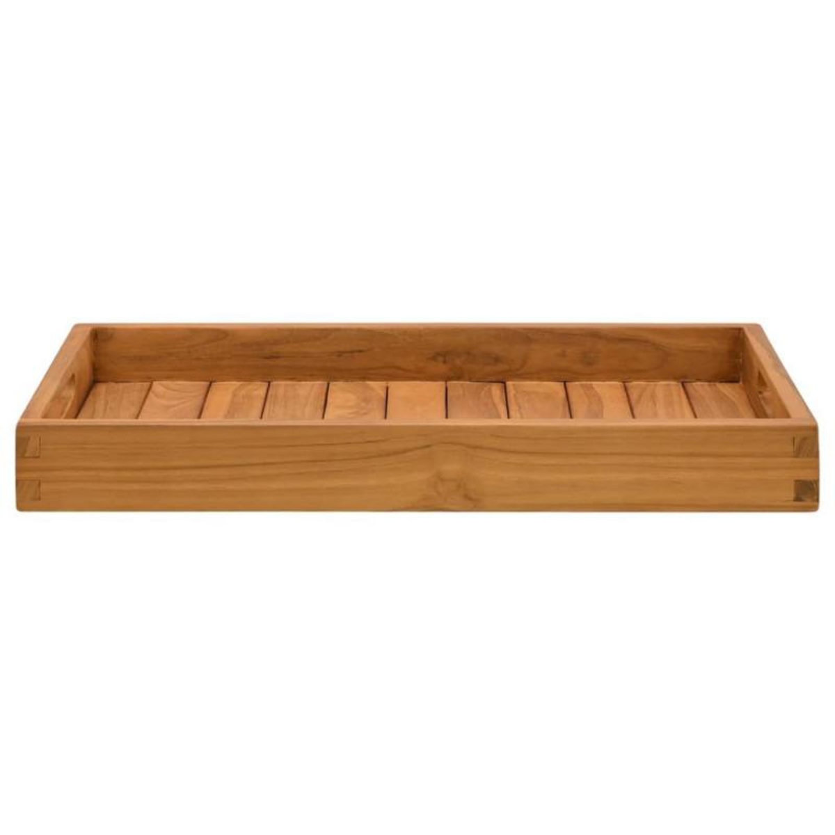 VIDAXL Plateau de service 60x35 cm Bois de teck massif