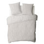 Voir la diapositive 4 : FUTURE HOME Parure de lit 2 personnes en coton 57 fils imprimé beige