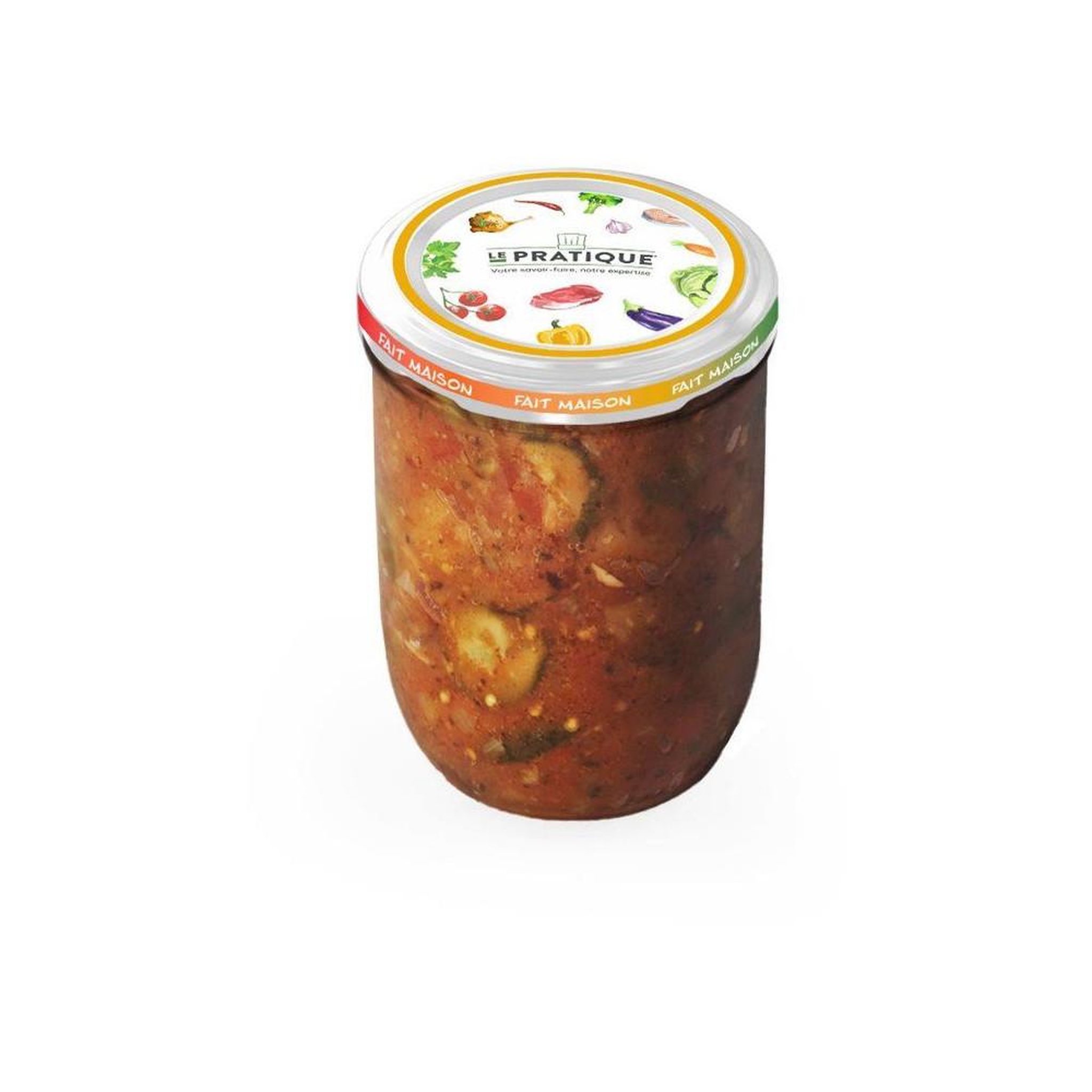 LE PRATIQUE Bocaux stérilisables en verre le pratique 750 ml ø100 mm lot de 6