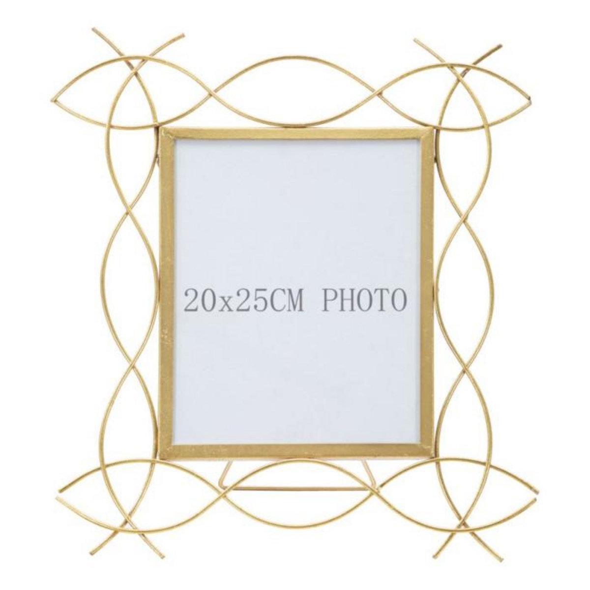 Paris Prix Cadre Photo Déco en Métal  Glam  20x25cm Or