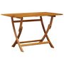 Voir la diapositive 5 : VIDAXL Ensemble a manger de jardin 5 pcs blanc creme tissu bois massif