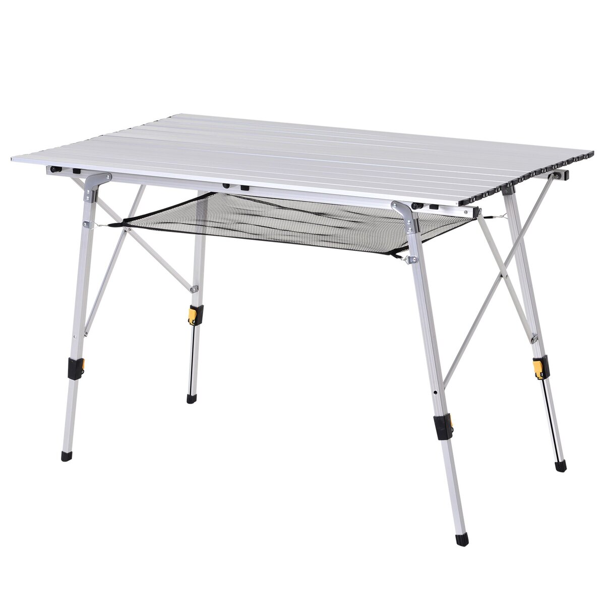 Table de camping, pliable, table pliante, camping, portable, avec plateau  en aluminium