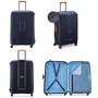 Voir la diapositive 3 : Delsey Grande valise rigide Moncey TSA polypropylène 76cm